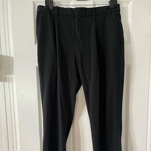 Giordano Ladies Womens Dress Pants Black Skinny Mid Rise Cotton Size 32” Waist.